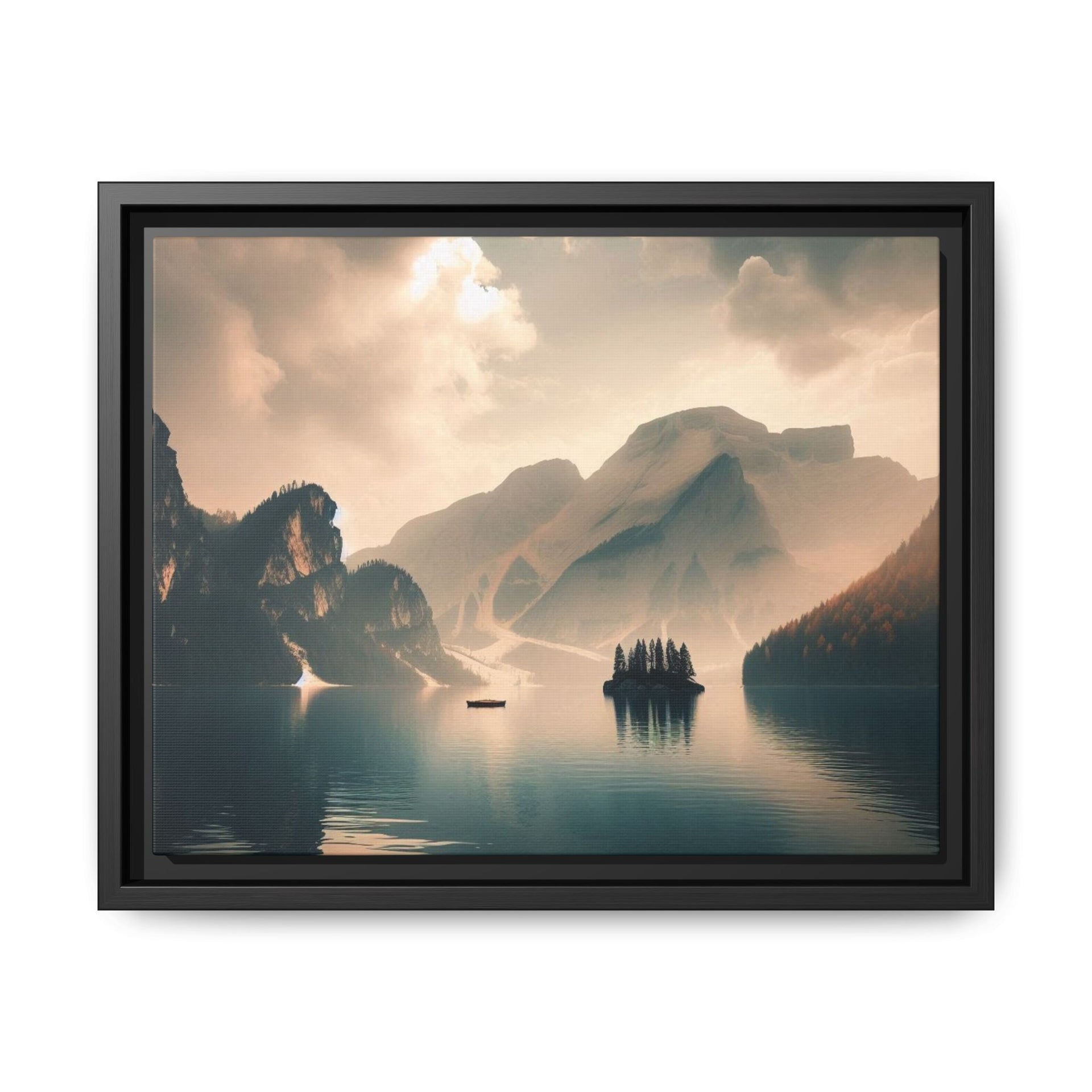 Serene Lake Canvas