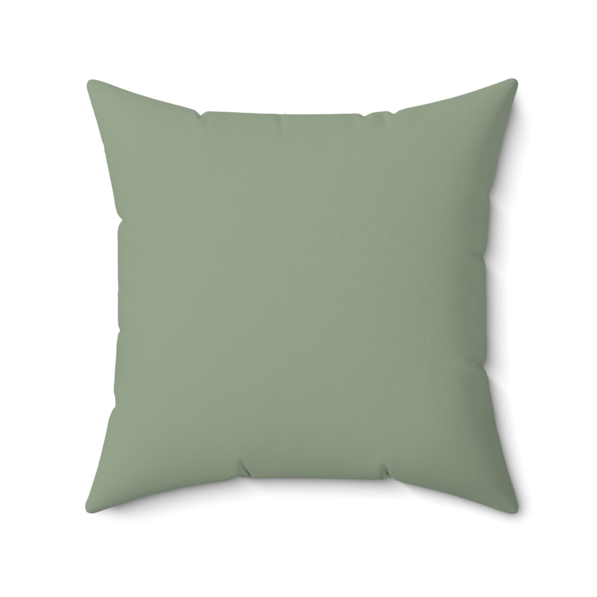 Green Droplet Throw Pillow