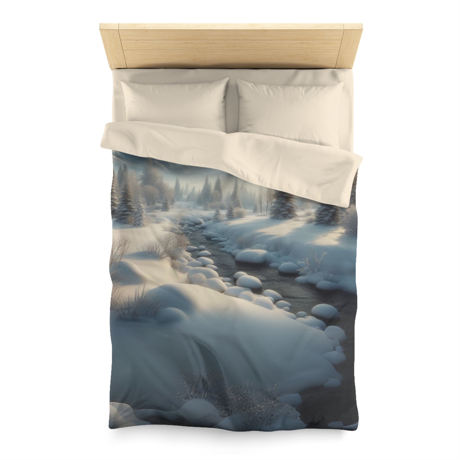 Snowy Haven Duvet Cover